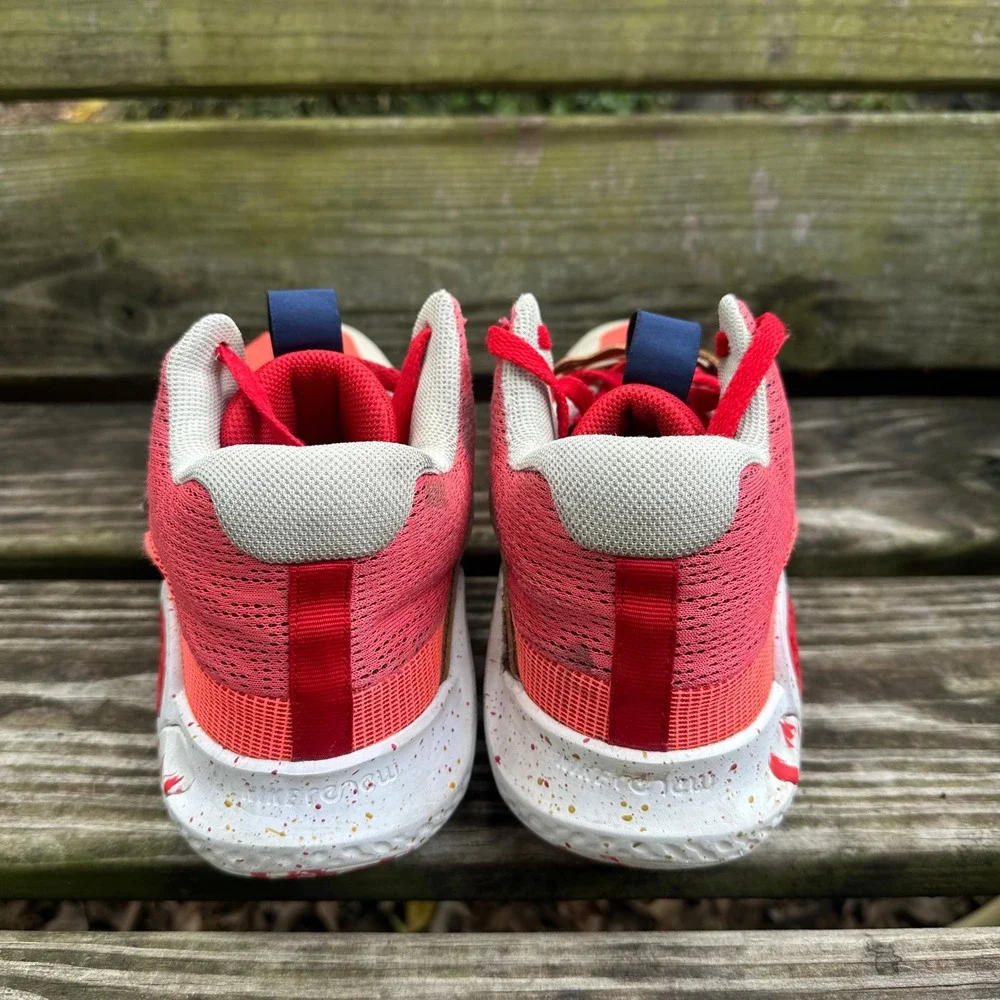 Nike KD Trey 5 X EP University Red Metallic Gold Basketball Shoe Sneakers Sz 9.5